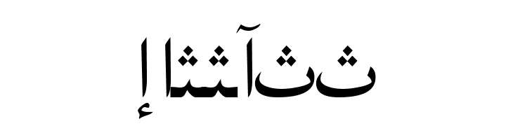 ArabicNaskhSSK  Free Fonts Download