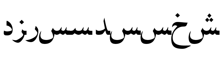 ArabicNaskhSSK  Free Fonts Download