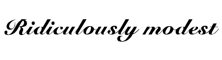 Ridiculously%2Bmodest G-Unit Font