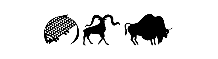 LandAnimals  Free Fonts Download