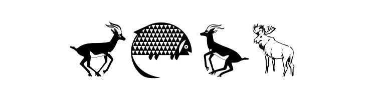 LandAnimals  Free Fonts Download