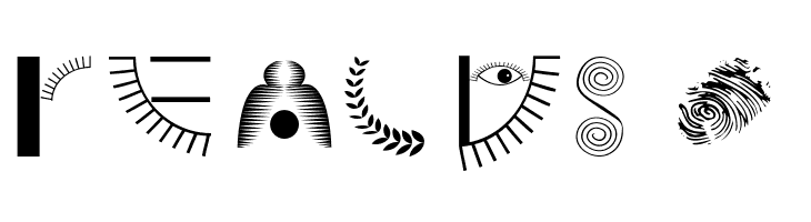 SomePartsAlphabet  Free Fonts Download