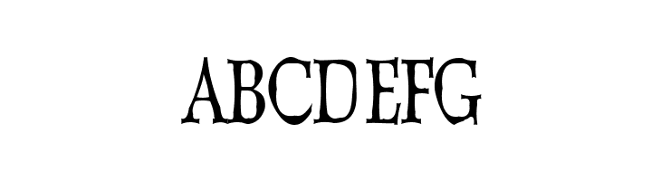 Dweebo Gothic Condensed  Free Fonts Download