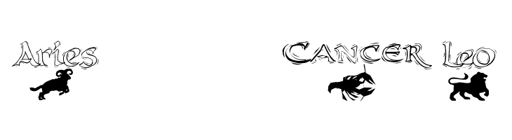 AstroCalligraphsTwo  Free Fonts Download