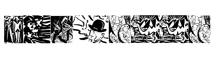 MasereelThree  Free Fonts Download