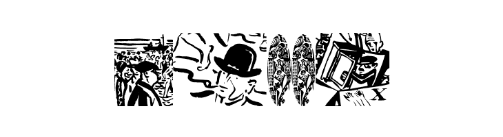 MasereelThree  Free Fonts Download