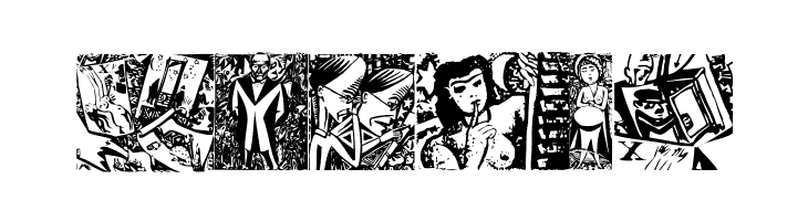 MasereelThree  Free Fonts Download