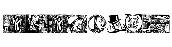 MasereelThree  Free Fonts Download