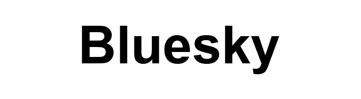 Bluesky Orion Esperanto Dika Font