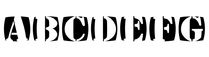 StencilStamps  Free Fonts Download