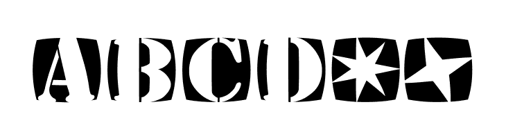 StencilStamps  Free Fonts Download