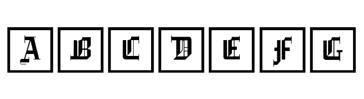 GotikaButtonsTwo  Free Fonts Download