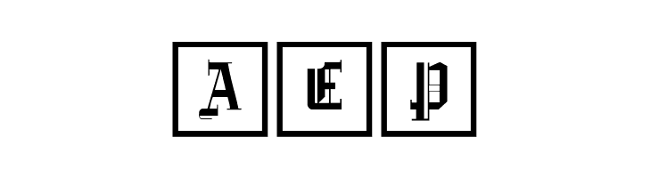 GotikaButtonsTwo  Free Fonts Download