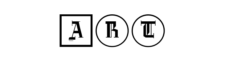 GotikaButtonsTwo  Free Fonts Download