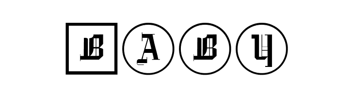 GotikaButtonsTwo  Free Fonts Download