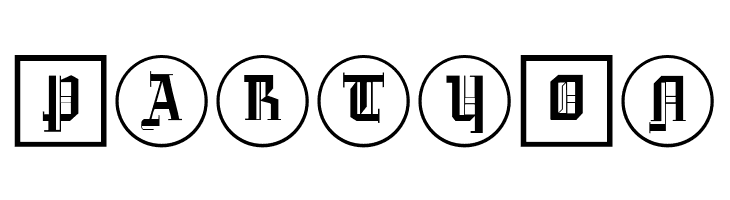 GotikaButtonsTwo  Free Fonts Download