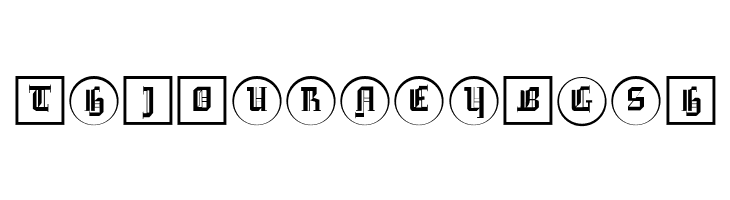 GotikaButtonsTwo  Free Fonts Download