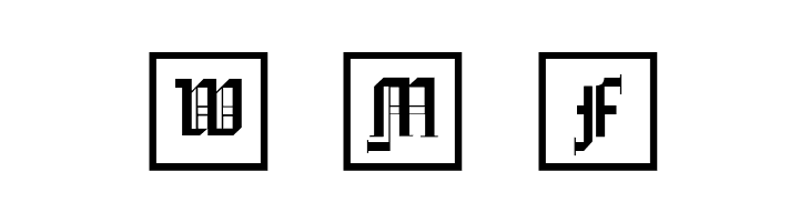 GotikaButtonsTwo  Free Fonts Download
