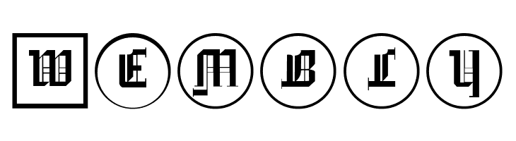 GotikaButtonsTwo  Free Fonts Download