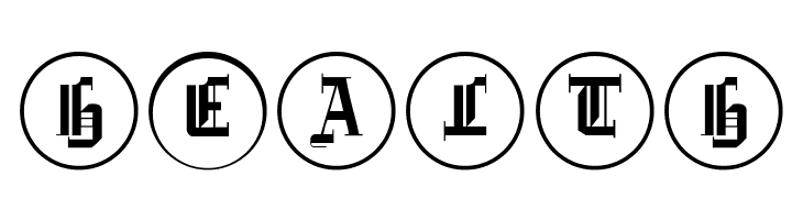 GotikaButtonsTwo  Free Fonts Download