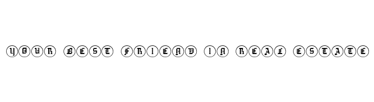 GotikaButtonsTwo  Free Fonts Download