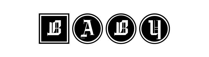 GotikaButtonsDrei  Free Fonts Download