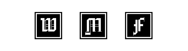 GotikaButtonsDrei  Free Fonts Download