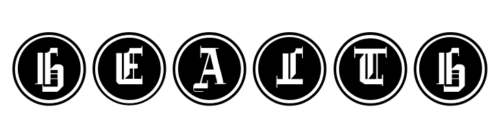 GotikaButtonsDrei  Free Fonts Download