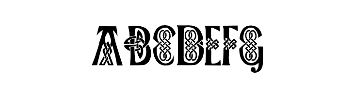 Celtic Knots  Free Fonts Download