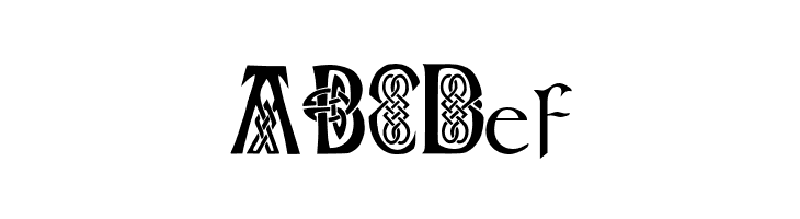 Celtic Knots  Free Fonts Download