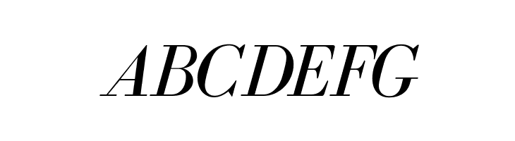 BodoniFLF-Italic  Free Fonts Download