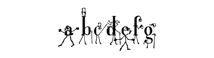 StickLetter Medium  Free Fonts Download