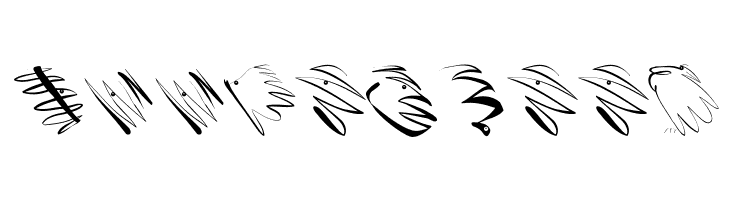 KritzelBirds  Free Fonts Download