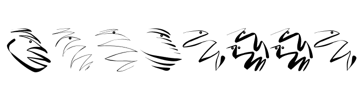 KritzelBirds  Free Fonts Download