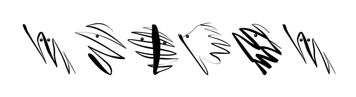 KritzelBirds  Free Fonts Download