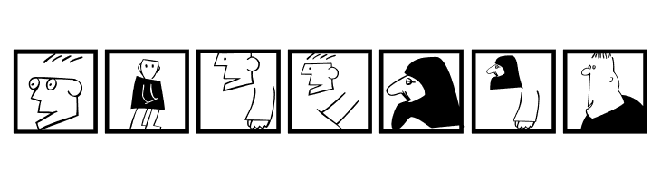 HeadsGallery  Free Fonts Download