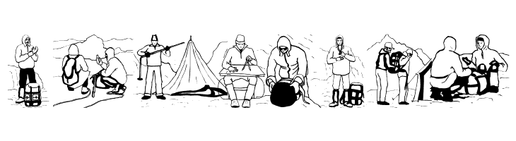 Climbers  Free Fonts Download