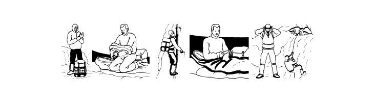 Climbers  Free Fonts Download