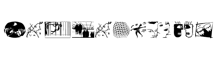 GutenbergGoesAbstract  Free Fonts Download