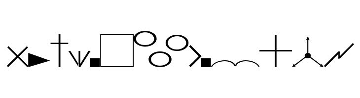 ESRI Svenska Kart Symboler 1  Free Fonts Download