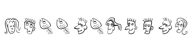 WacoheadsTwo  Free Fonts Download