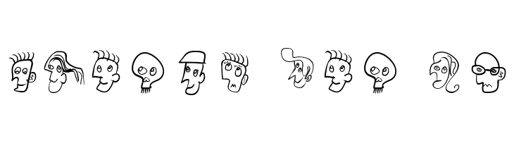 WacoheadsTwo  Free Fonts Download