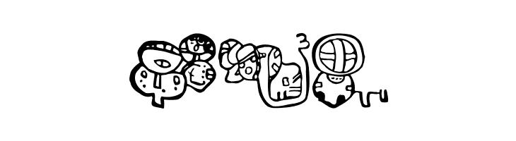 EighteenMayanMonths  Free Fonts Download
