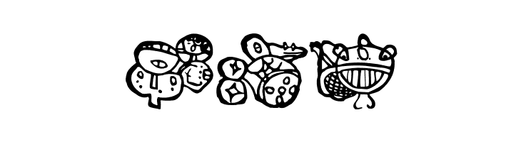EighteenMayanMonths  Free Fonts Download