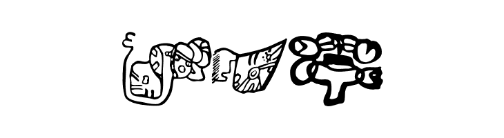 EighteenMayanMonths  Free Fonts Download