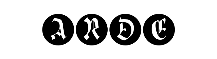 CuxhavenInitialsRound  Free Fonts Download