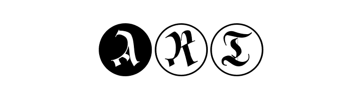 CuxhavenInitialsRound  Free Fonts Download