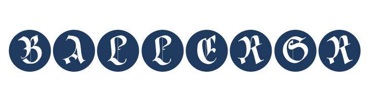 CuxhavenInitialsRound  Free Fonts Download