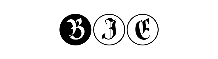 CuxhavenInitialsRound  Free Fonts Download