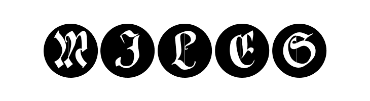 CuxhavenInitialsRound  Free Fonts Download